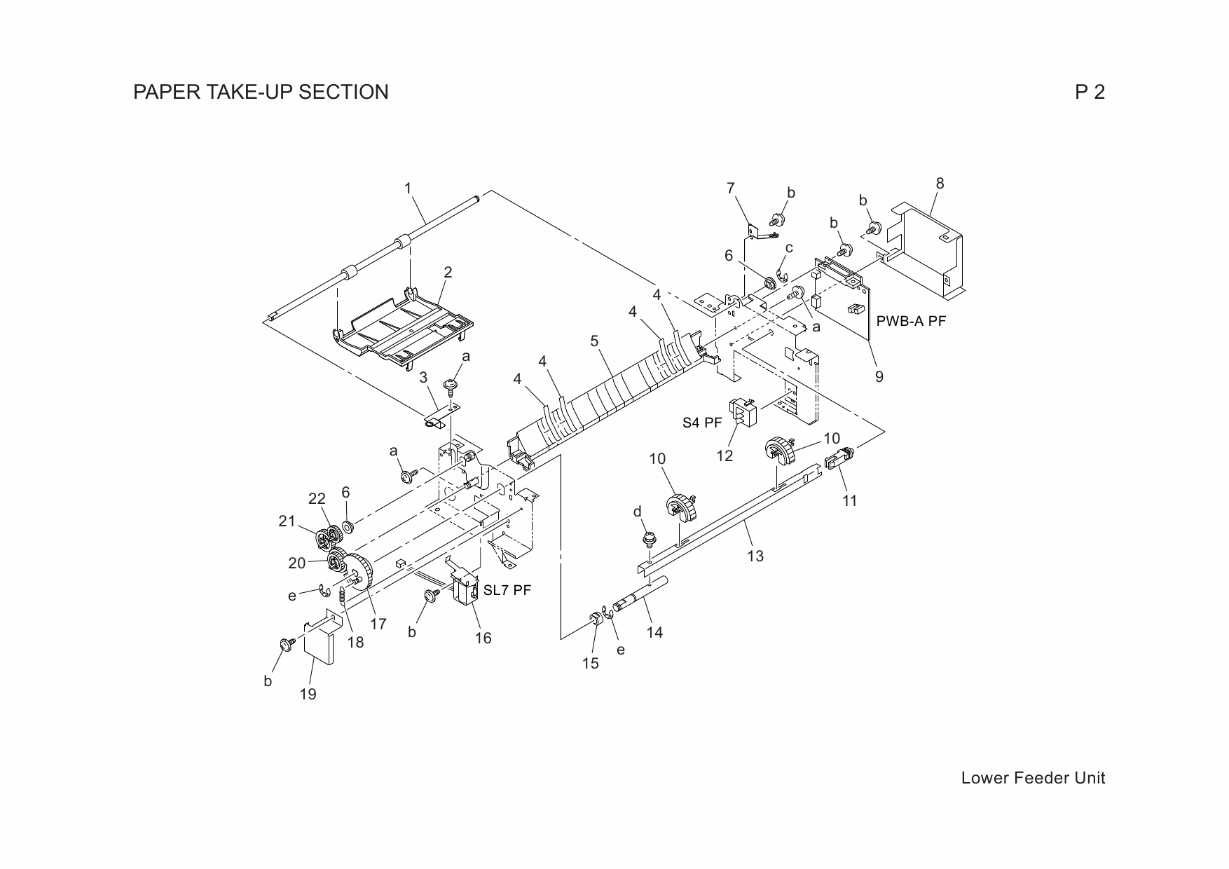 Konica-Minolta magicolor 2430DL 2450 Lower-Feeder-Unit Parts Manual-3